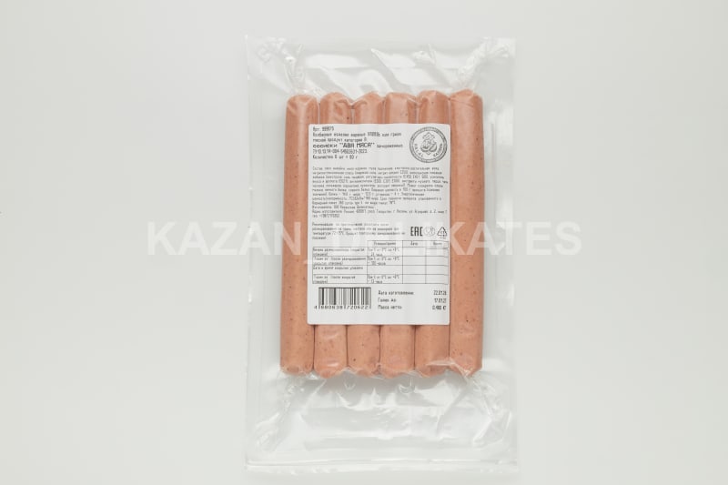 Two-Meat Sausages (80g × 6 pcs) — Photo