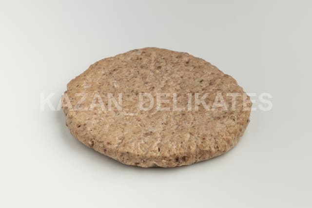 Fried Beef Patty (100g × 3 pcs). Juicy halal patty made from selected beef and chicken thigh