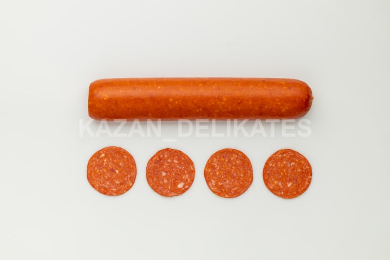 Cooked-Smoked Chicken Pepperoni (whole stick) — Photo