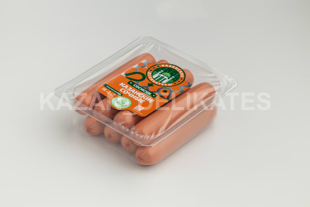 Juicy Sausages. Chicken breast fillet cubes 1x1 cm | Frozen halal pre-cut me