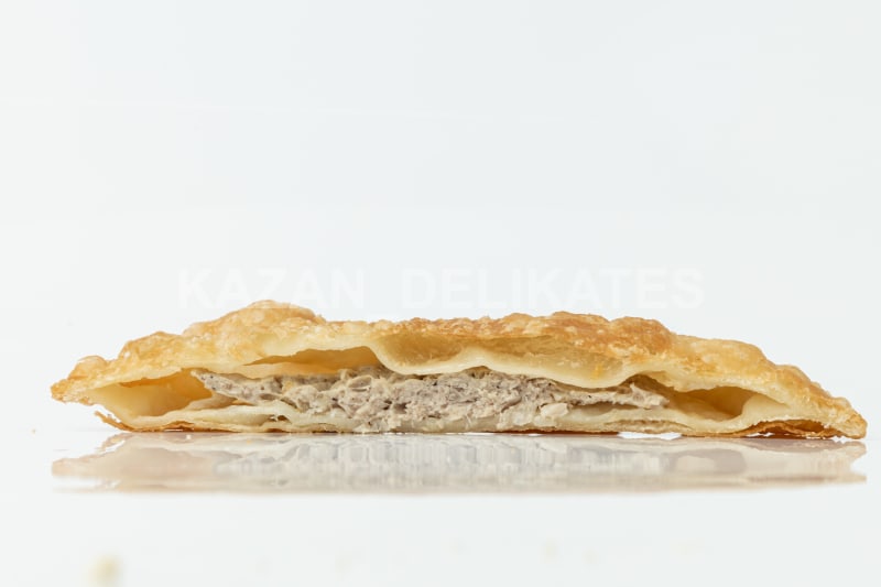 Fried Cheburek — Cut