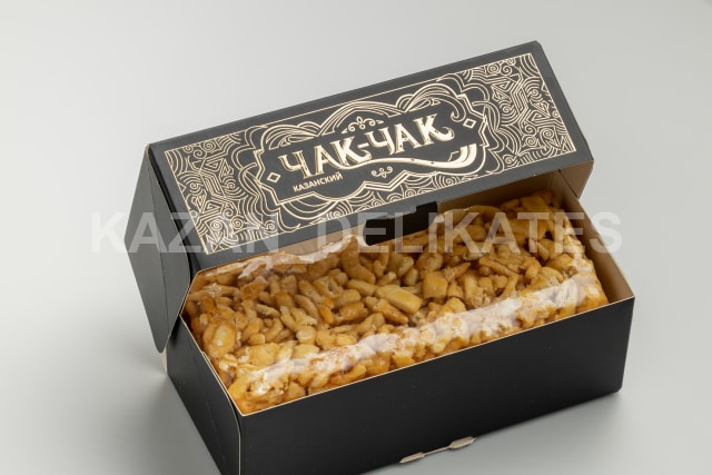 Чак-Чак в крафтовой подарочной упаковке. Чак-Чак в крафтовой подарочной упаковке 300 г | Подарочный ч