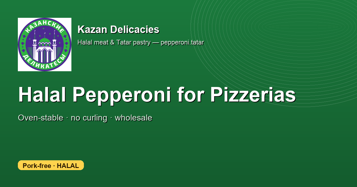 Halal Pepperoni Export SKU (KD-016)
